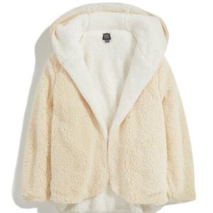 UO Carmella Cozy Reversible Teddy Coat